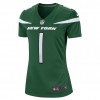 New York Jets Tröjor Zach Wilson 1 Nike Grön 2021 NFL Draft - Dame New York Jets Tröjor Zach Wilson 1 Nike Grön 2021 NFL Draft - Dame